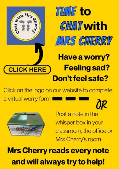 Time to Chat with Mrs Cherry Poster