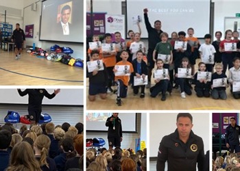 Rugby Legend Jason Robinson visits Harpenden Academy