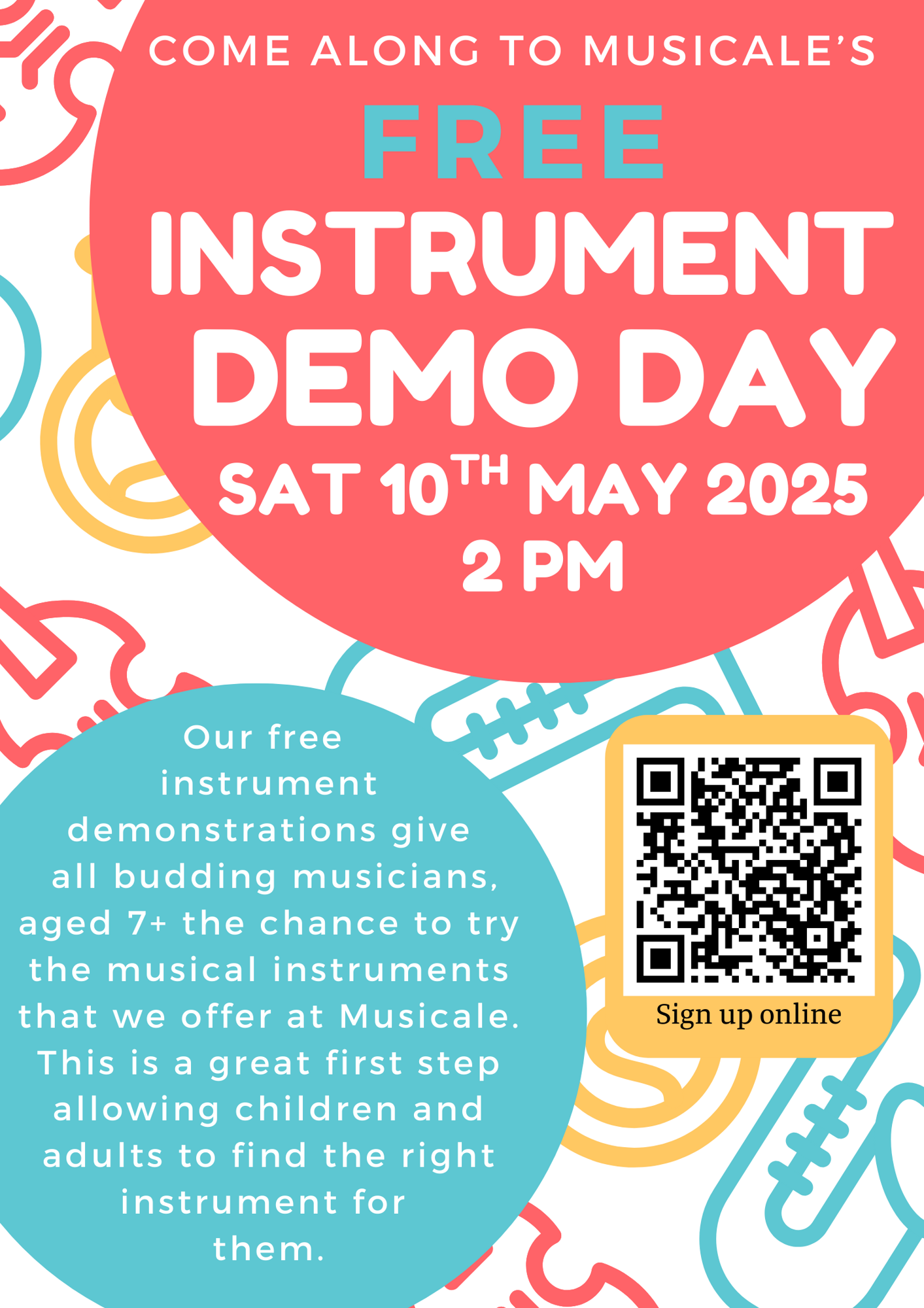Instrument demo day flyer