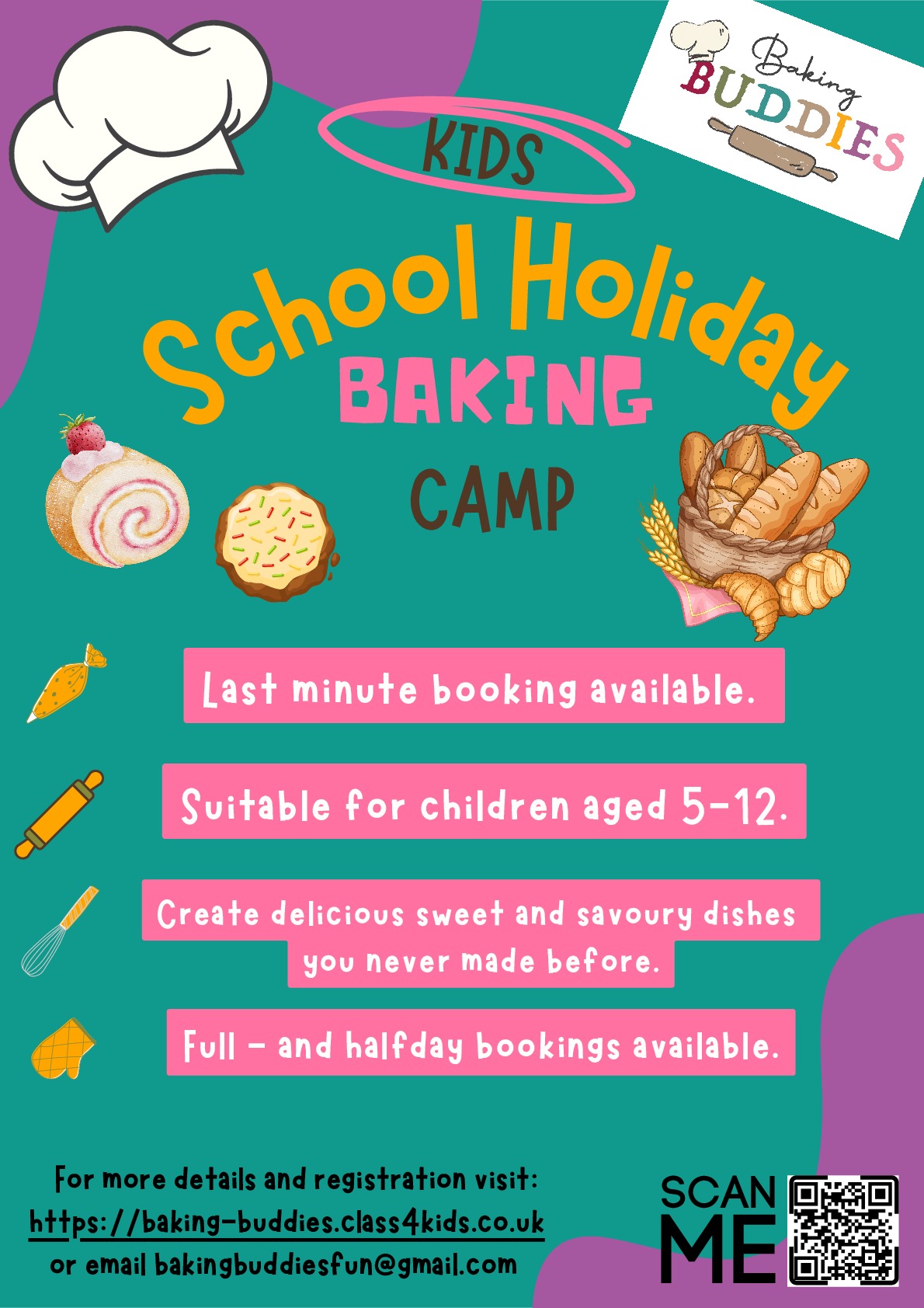 Last minute booking   Camp Flyer