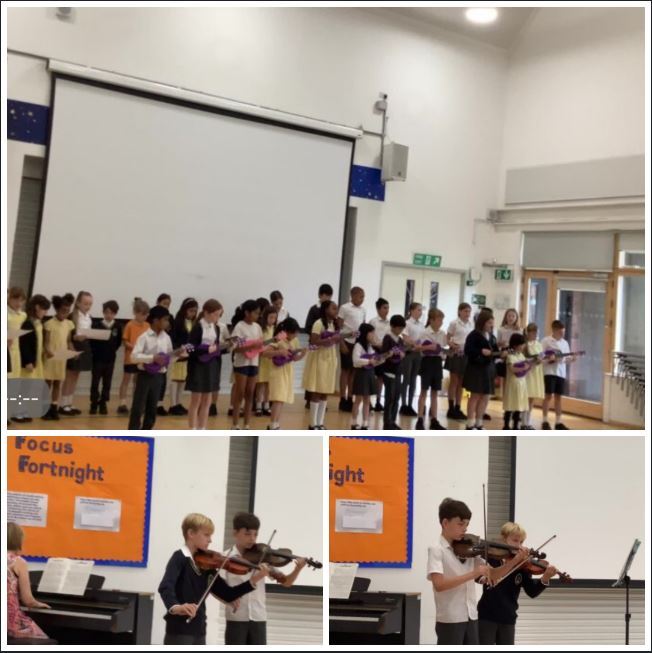 Violin and eukele concert