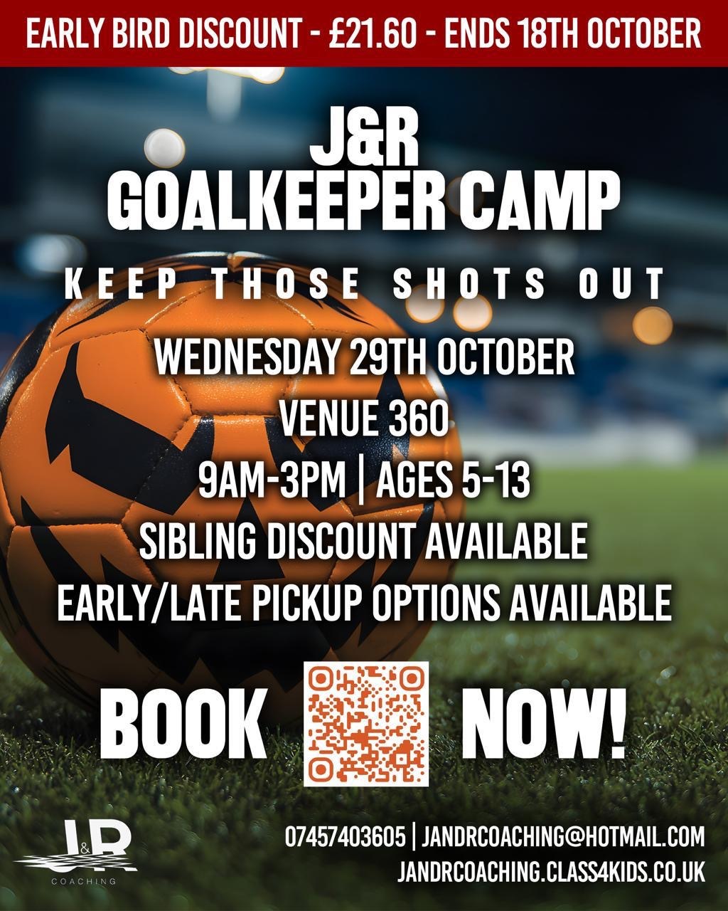 Halloween Goalkeeper Camp 2025