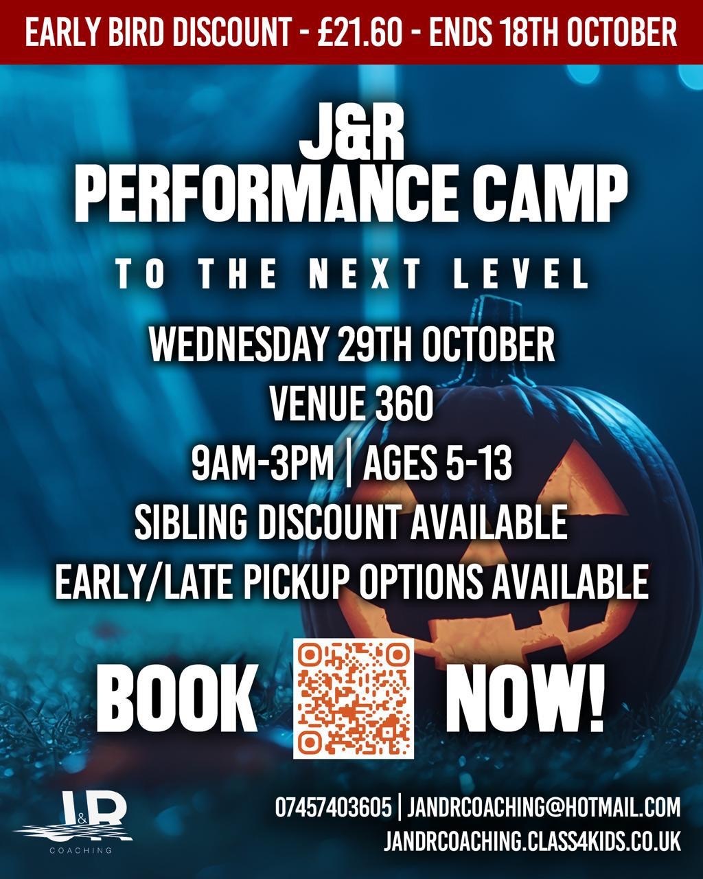 Halloween Performance Camp 2025