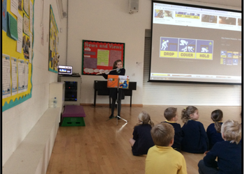 Monday Assembly - Sapphira impresses playing the flute