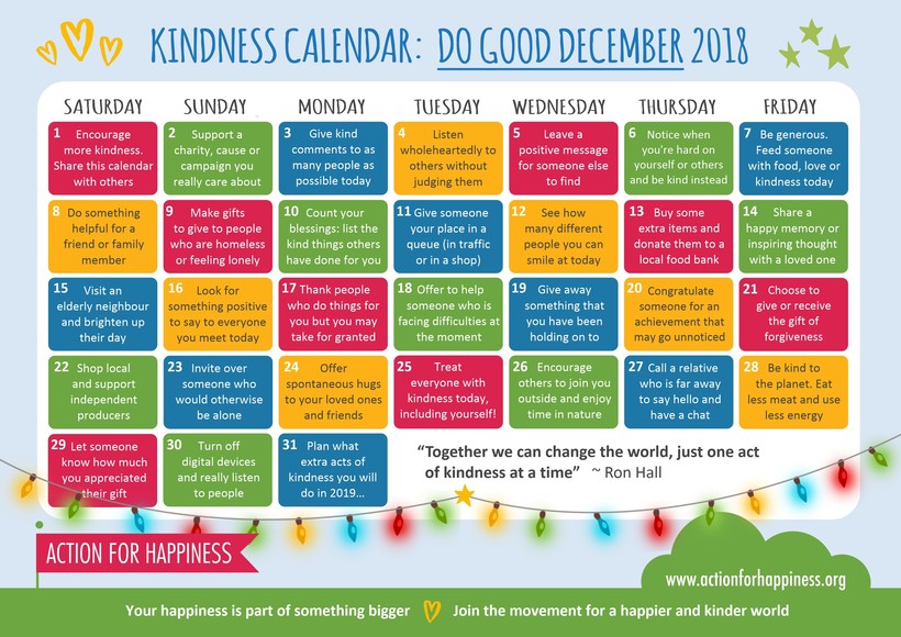 Do good december